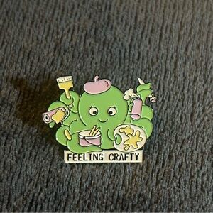 Feeling Crafty Octopus Enamel Pin